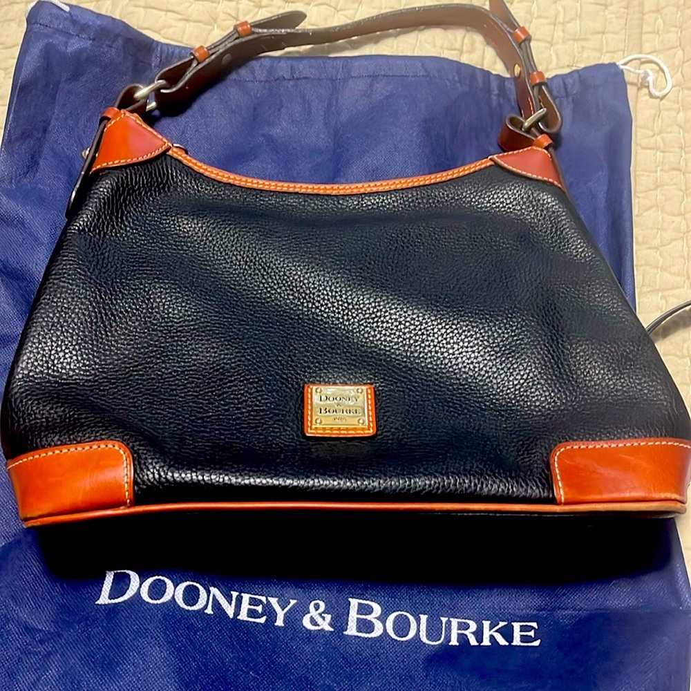 Dooney &Bourke All Weather Pebble leather hobo handbag